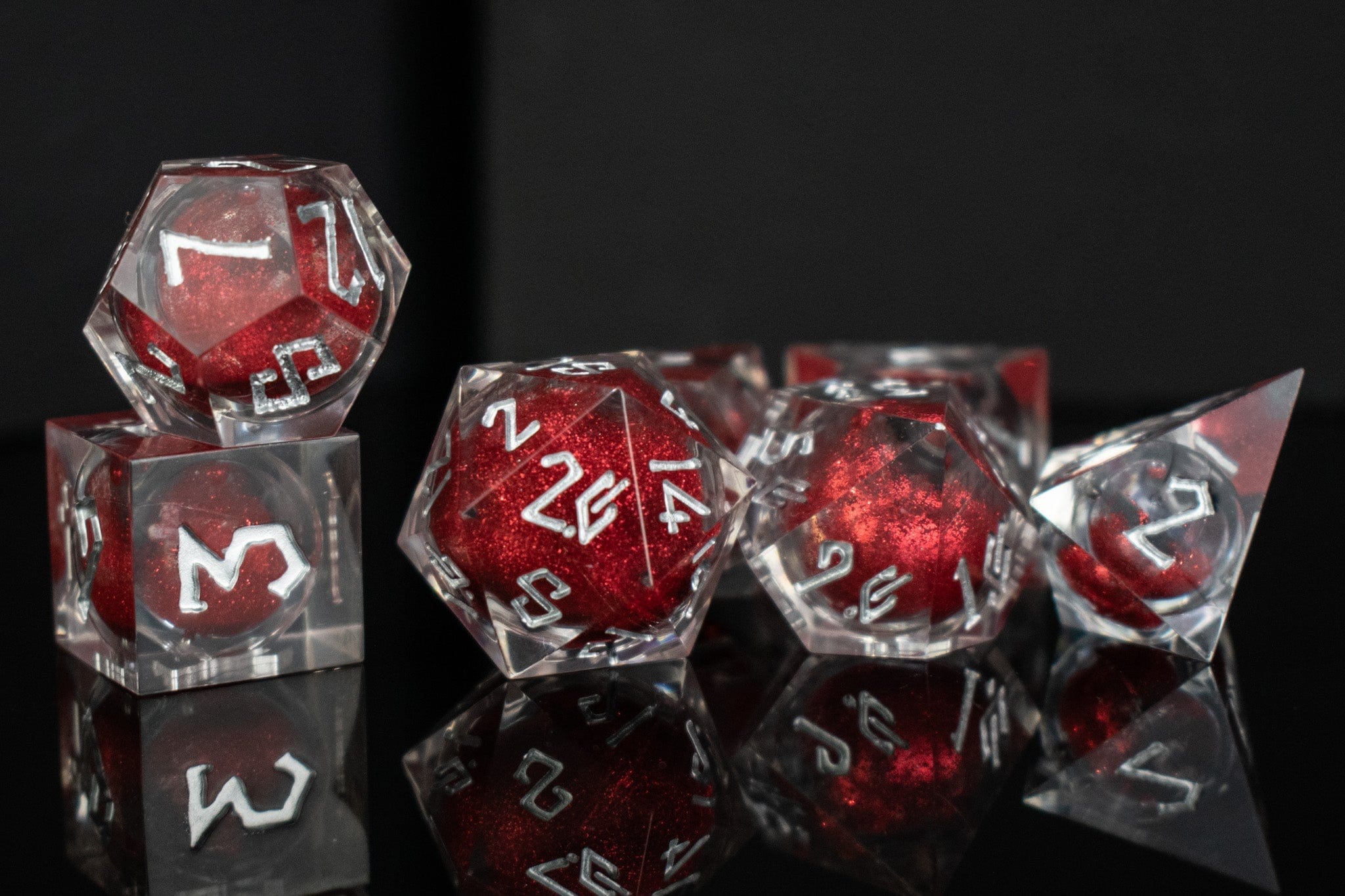 Misty Mountain Gaming Liquid Core Ruby Slipper Liquid Core Dice Set