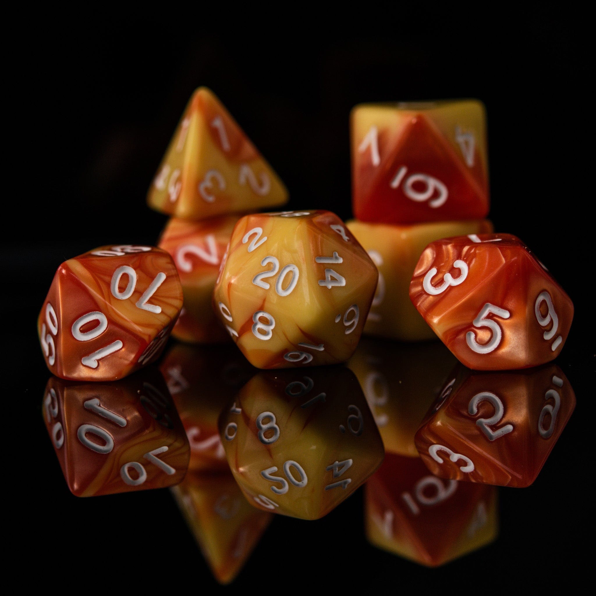 Misty Mountain Gaming Acrylic Dice Screwdriver Cocktail Acrylic Dice Set