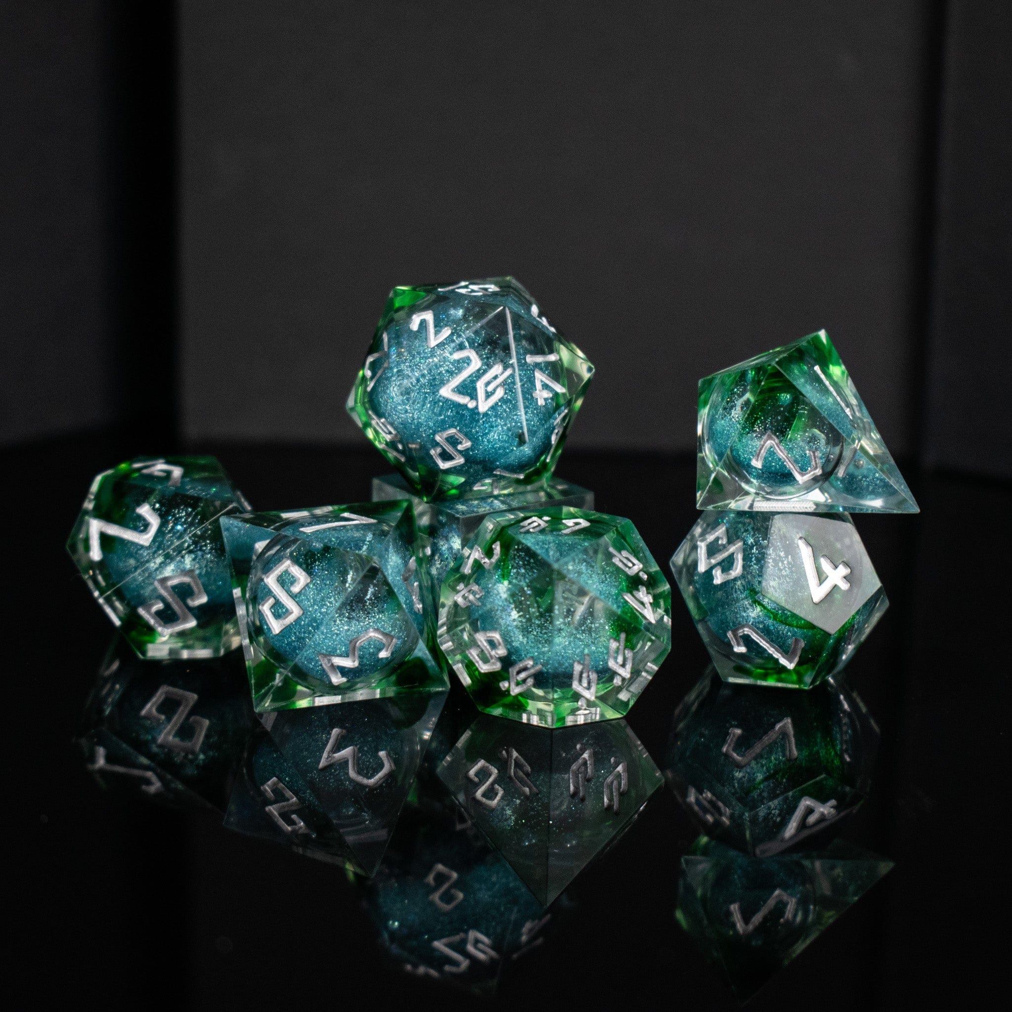 Misty Mountain Gaming Liquid Core Sea Siren Liquid Core Dice Set