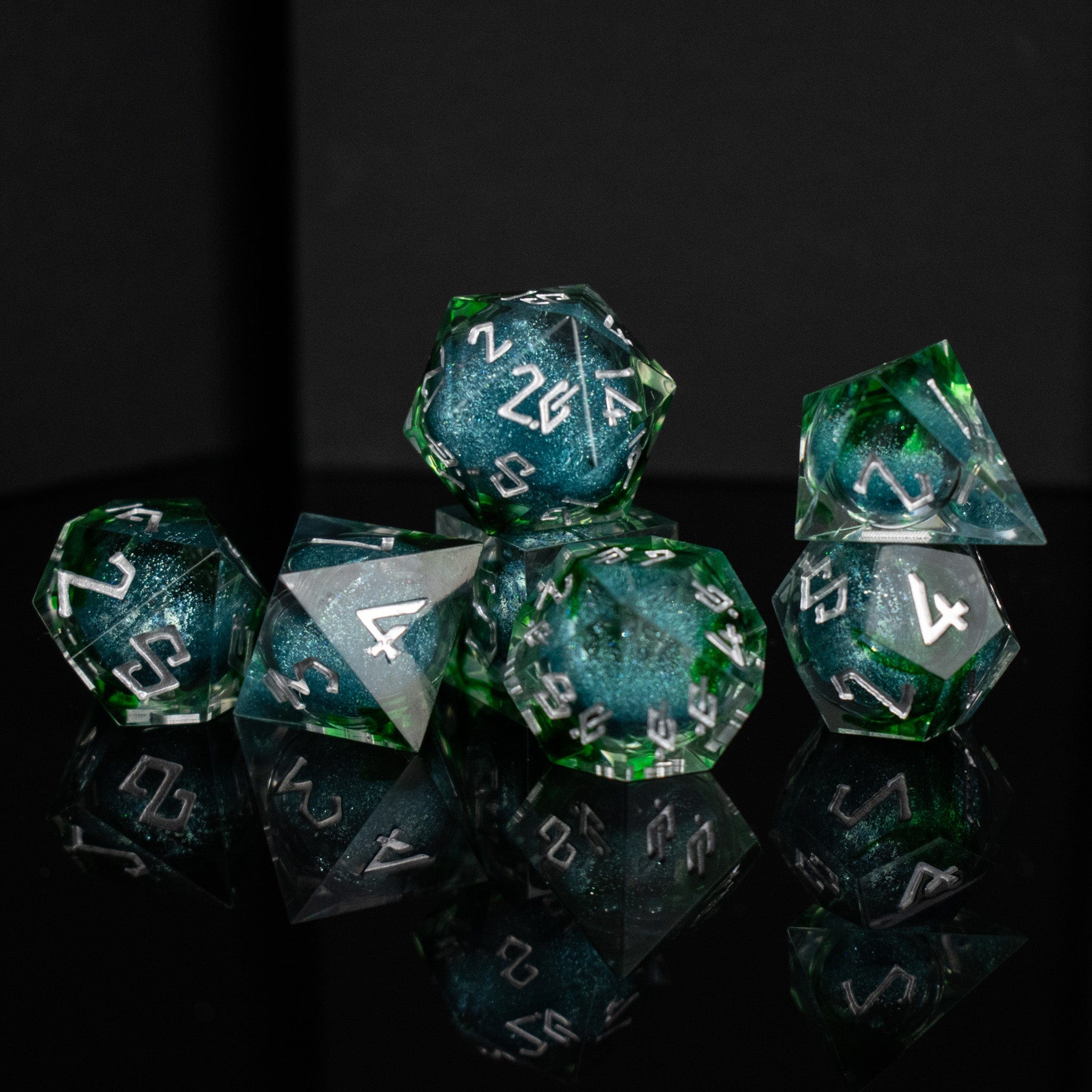 Misty Mountain Gaming Liquid Core Sea Siren Liquid Core Dice Set