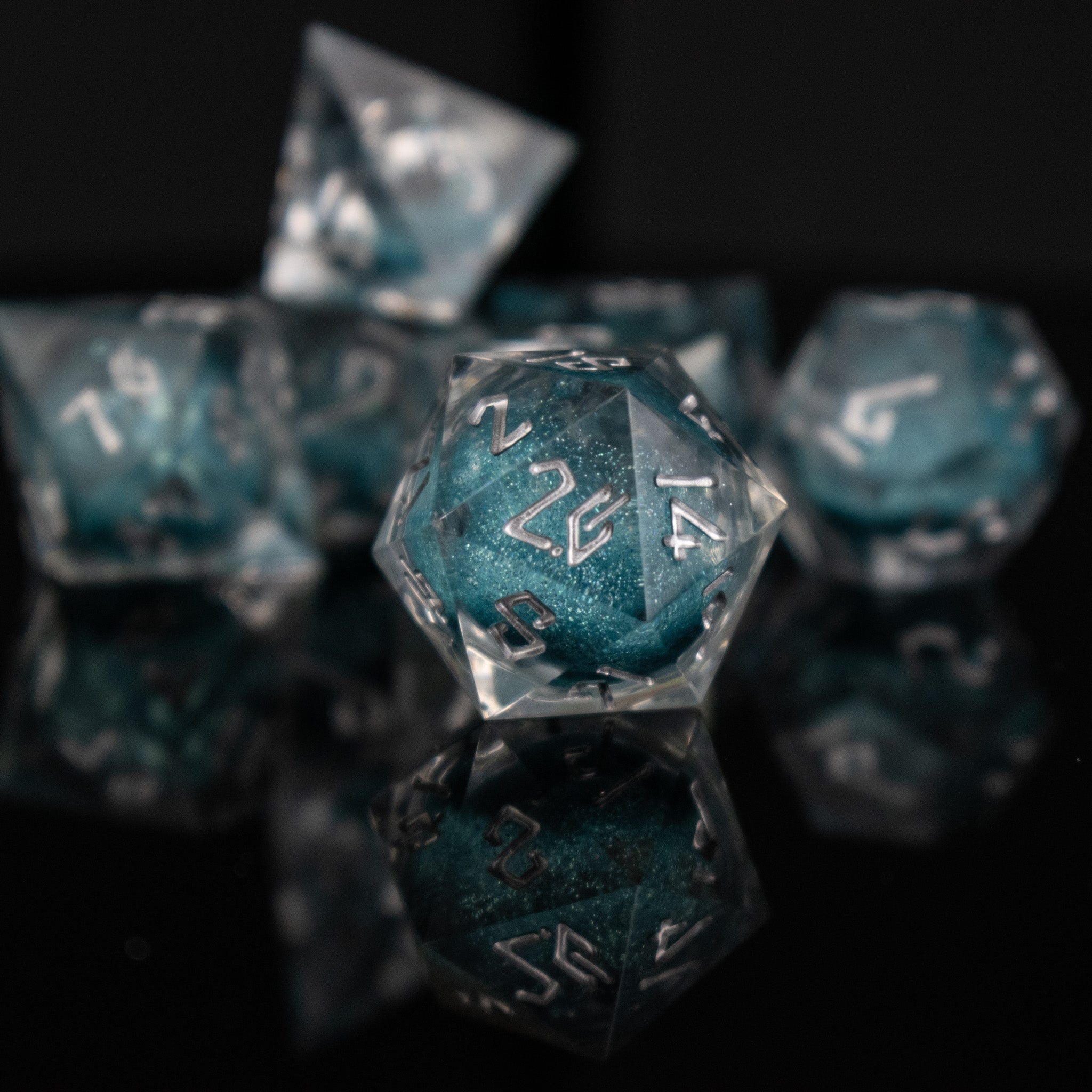 Misty Mountain Gaming Liquid Core Silent Waters Liquid Core Dice Set