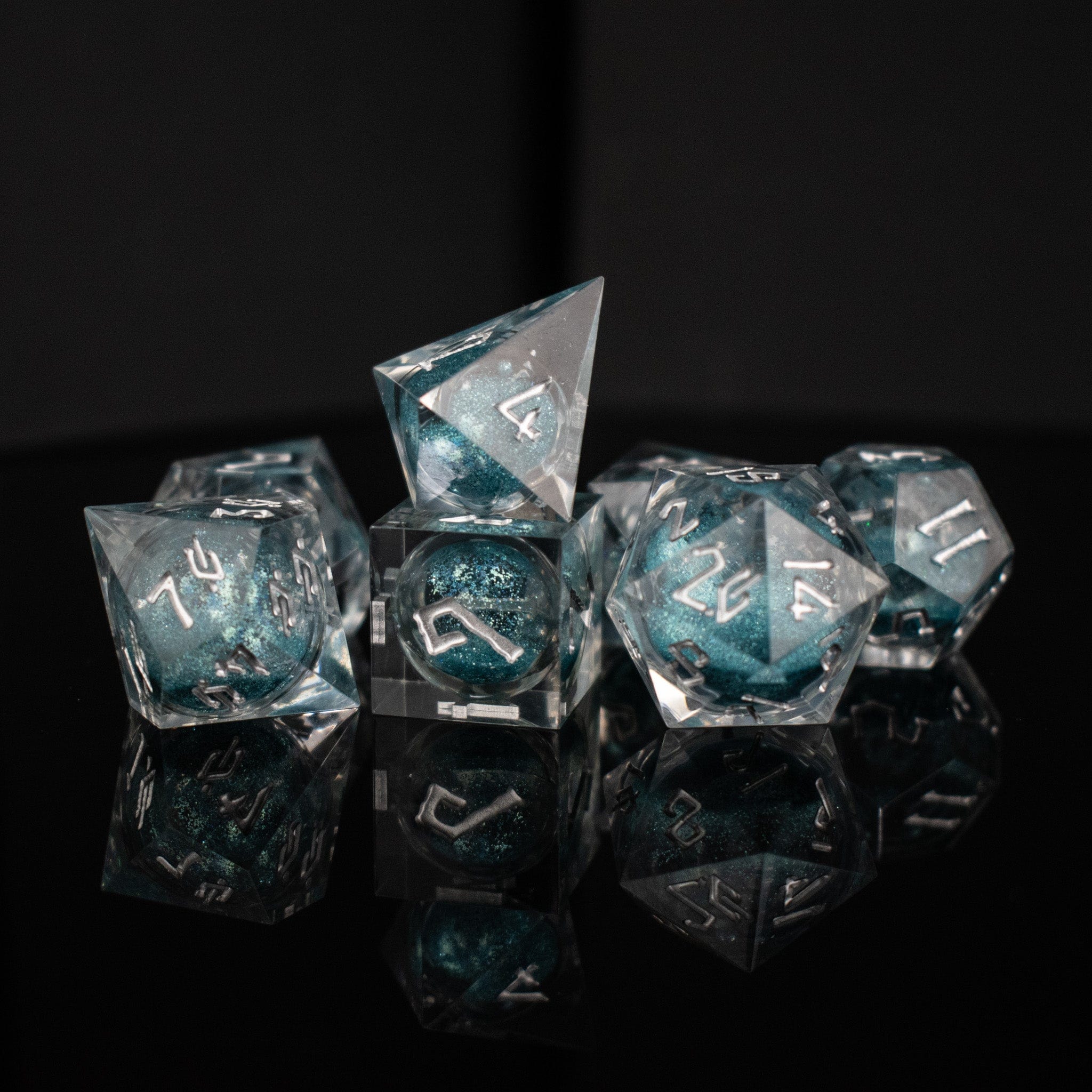 Misty Mountain Gaming Liquid Core Silent Waters Liquid Core Dice Set