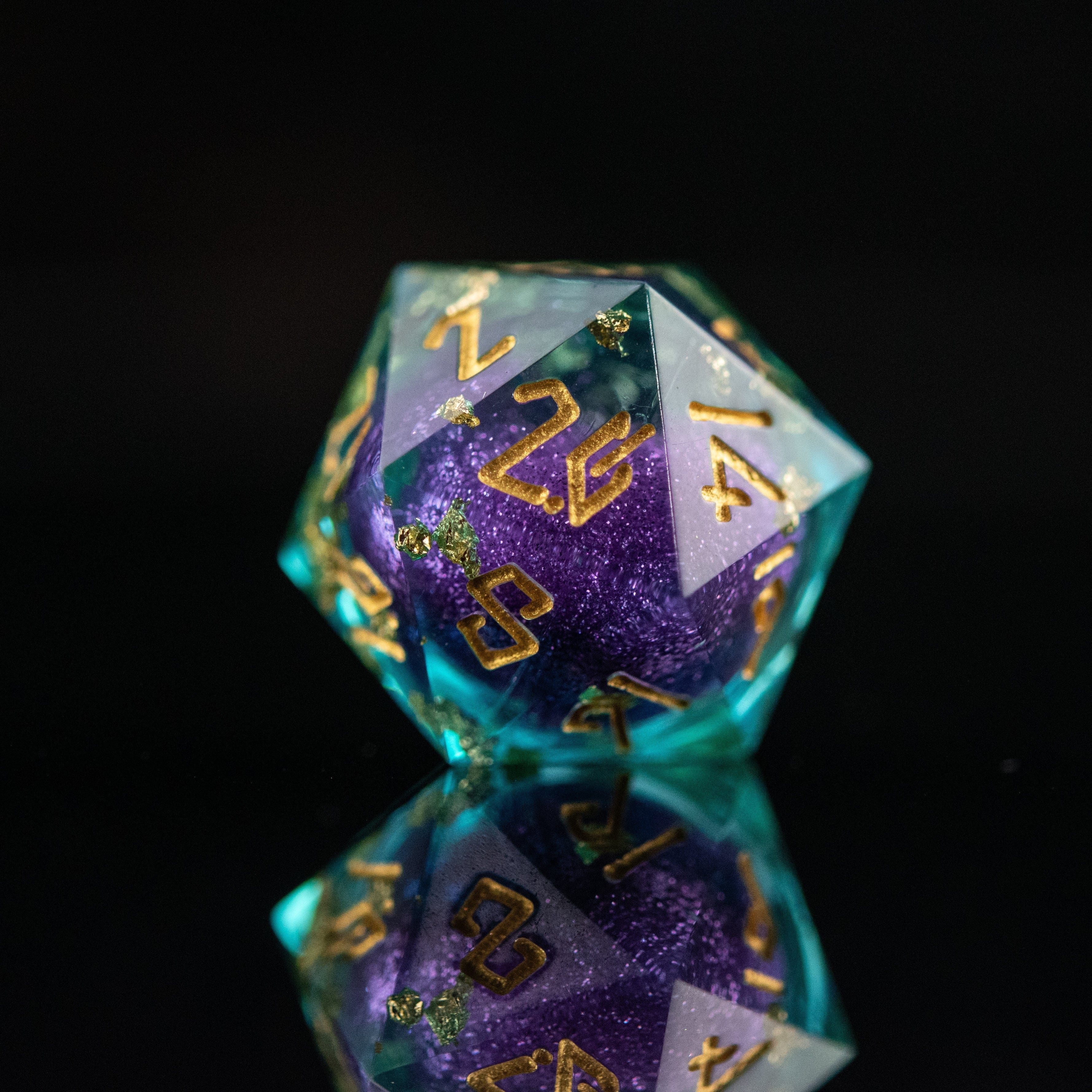 Misty Mountain Gaming Liquid Core Siren's Treasure Liquid Core Dice Set