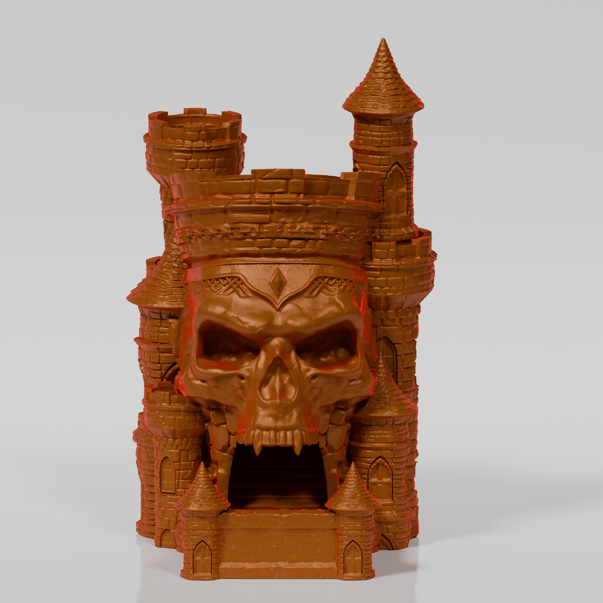 Fabletop Dice Tower Skull Castle Dice Tower