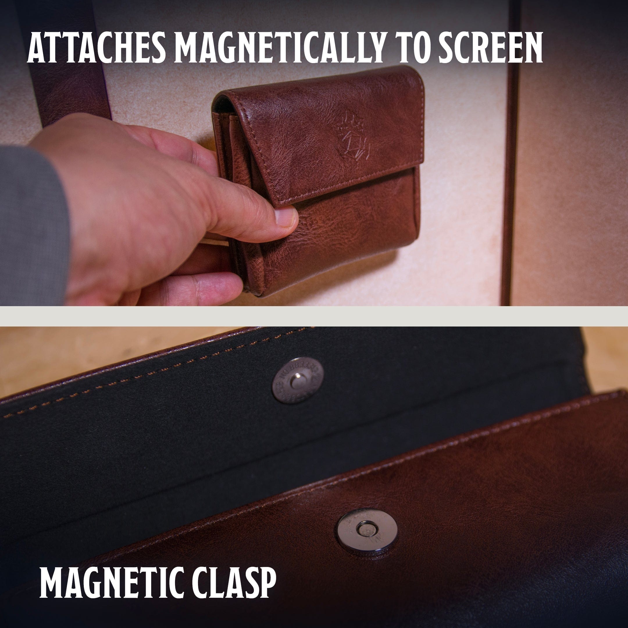 The Ultimate Game Master Small Magnetic Pouch - Compact Storage for DM Screen Accessories & Dice