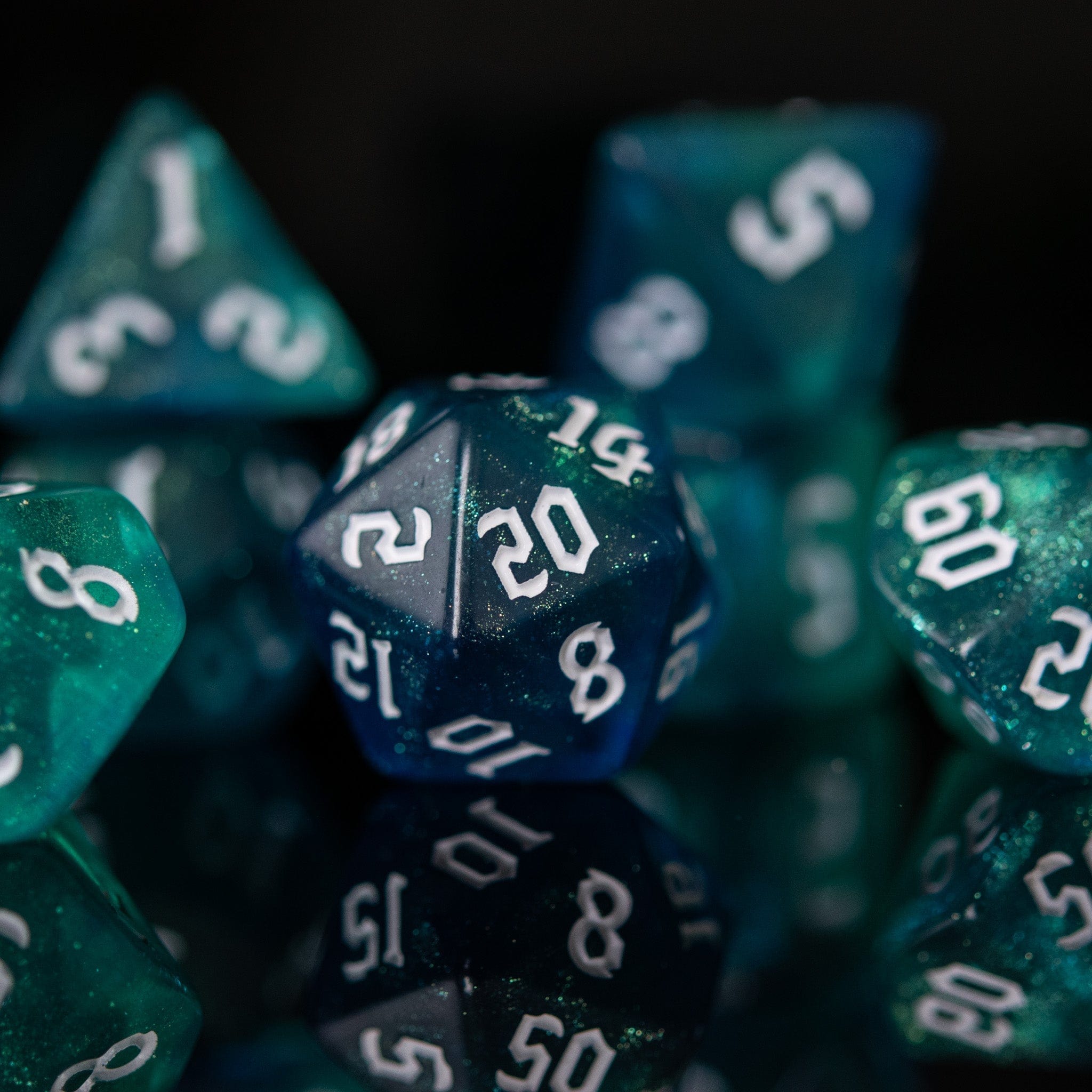 Misty Mountain Gaming Acrylic Dice Sorcerer Class Acrylic Dice Set