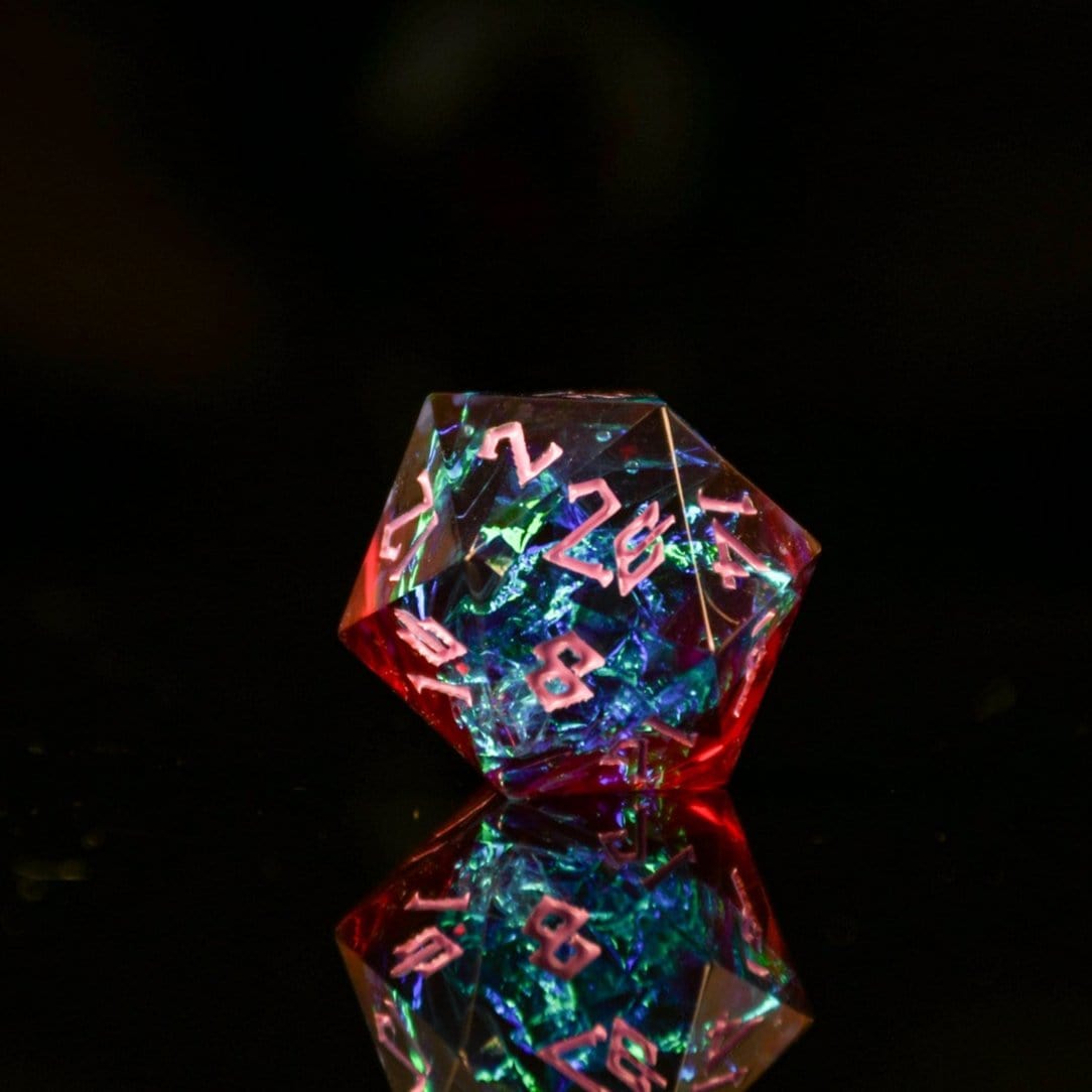 Misty Mountain Gaming Resin Sorcerous Burst Sharp-Edged Resin Dice Set