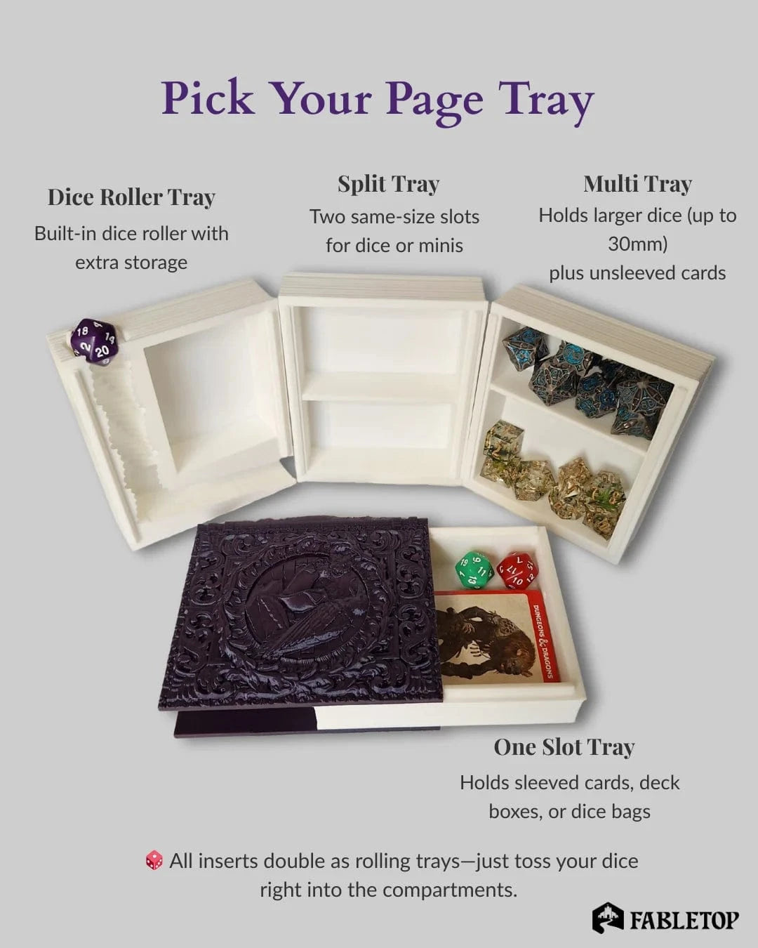 Fabletop Tome Sporekeeper’s Tome – Dice Vault of the Grove