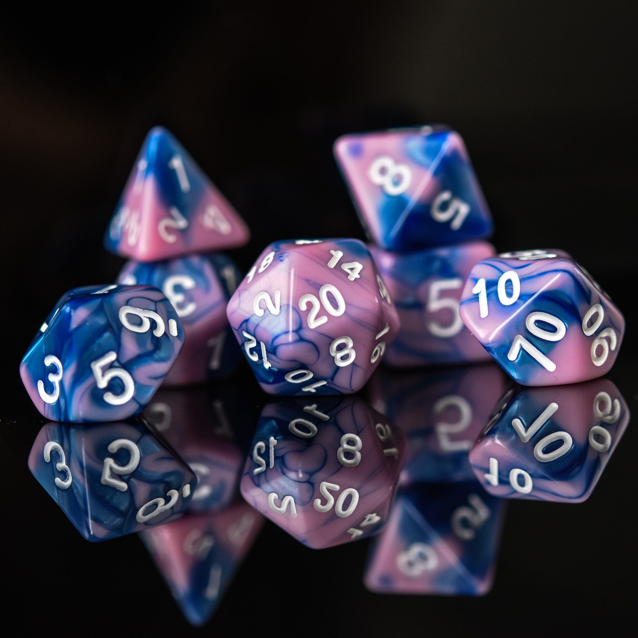Misty Mountain Gaming Acrylic Dice Sweet Dreams Acrylic Dice Set