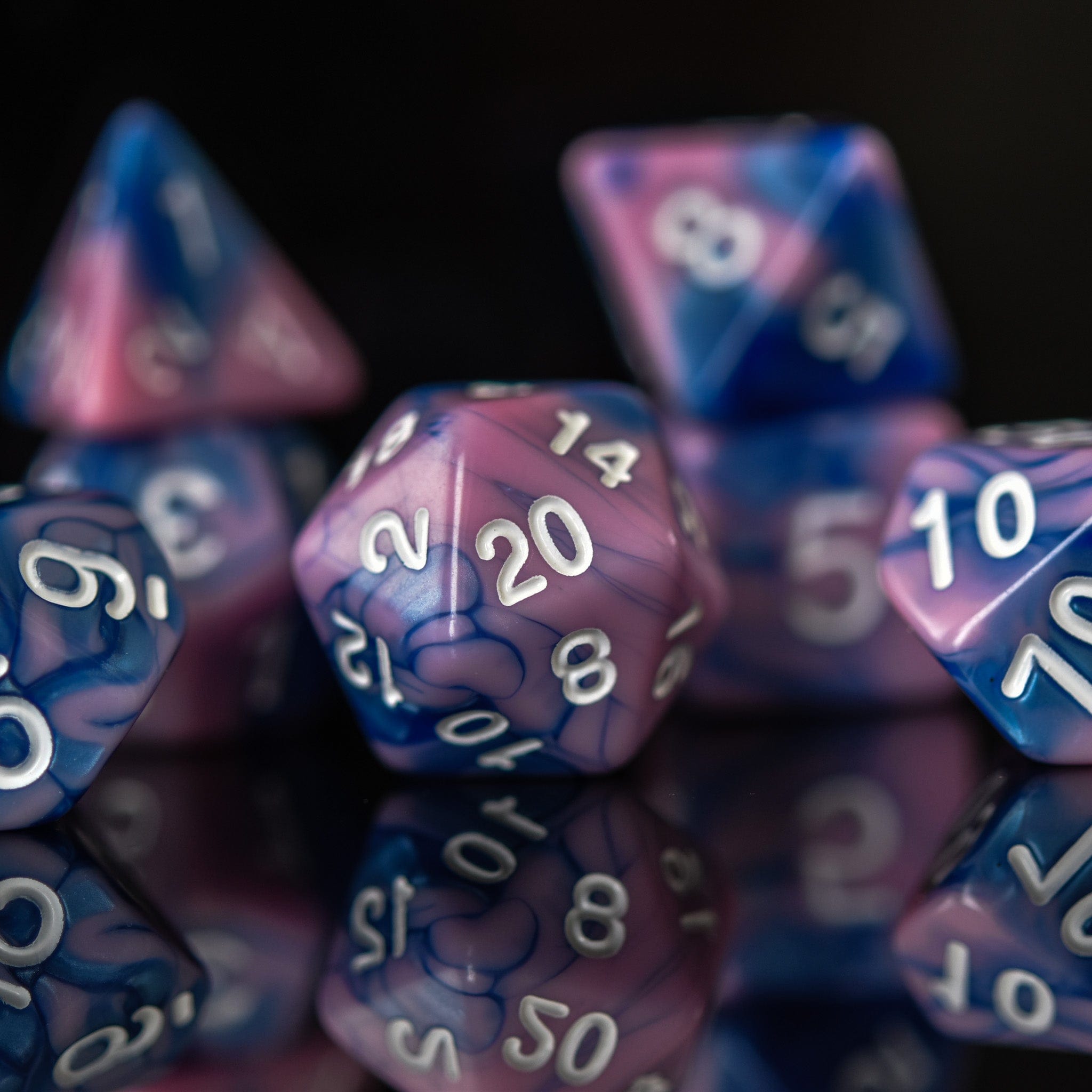 Misty Mountain Gaming Acrylic Dice Sweet Dreams Acrylic Dice Set