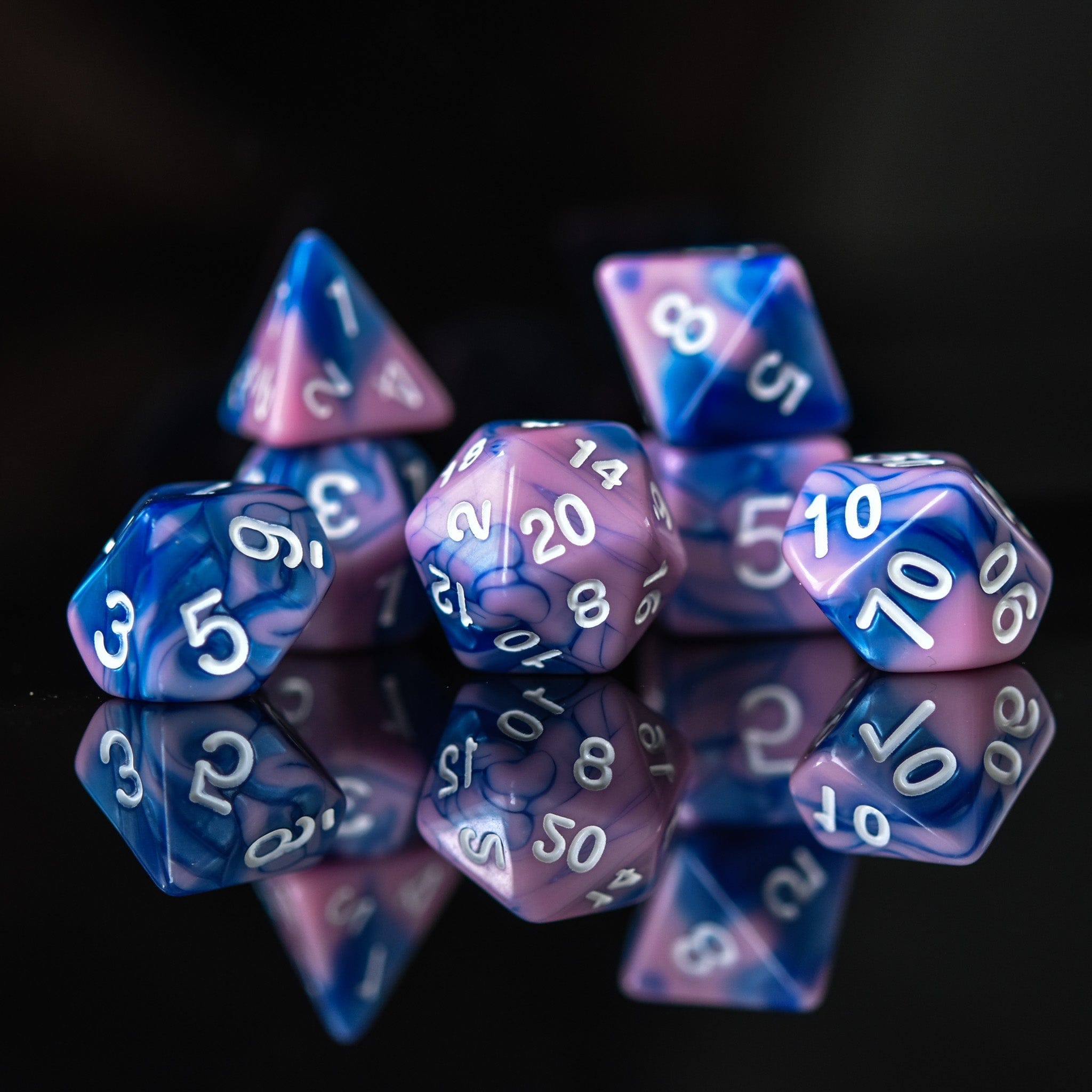 Misty Mountain Gaming Acrylic Dice Sweet Dreams Acrylic Dice Set