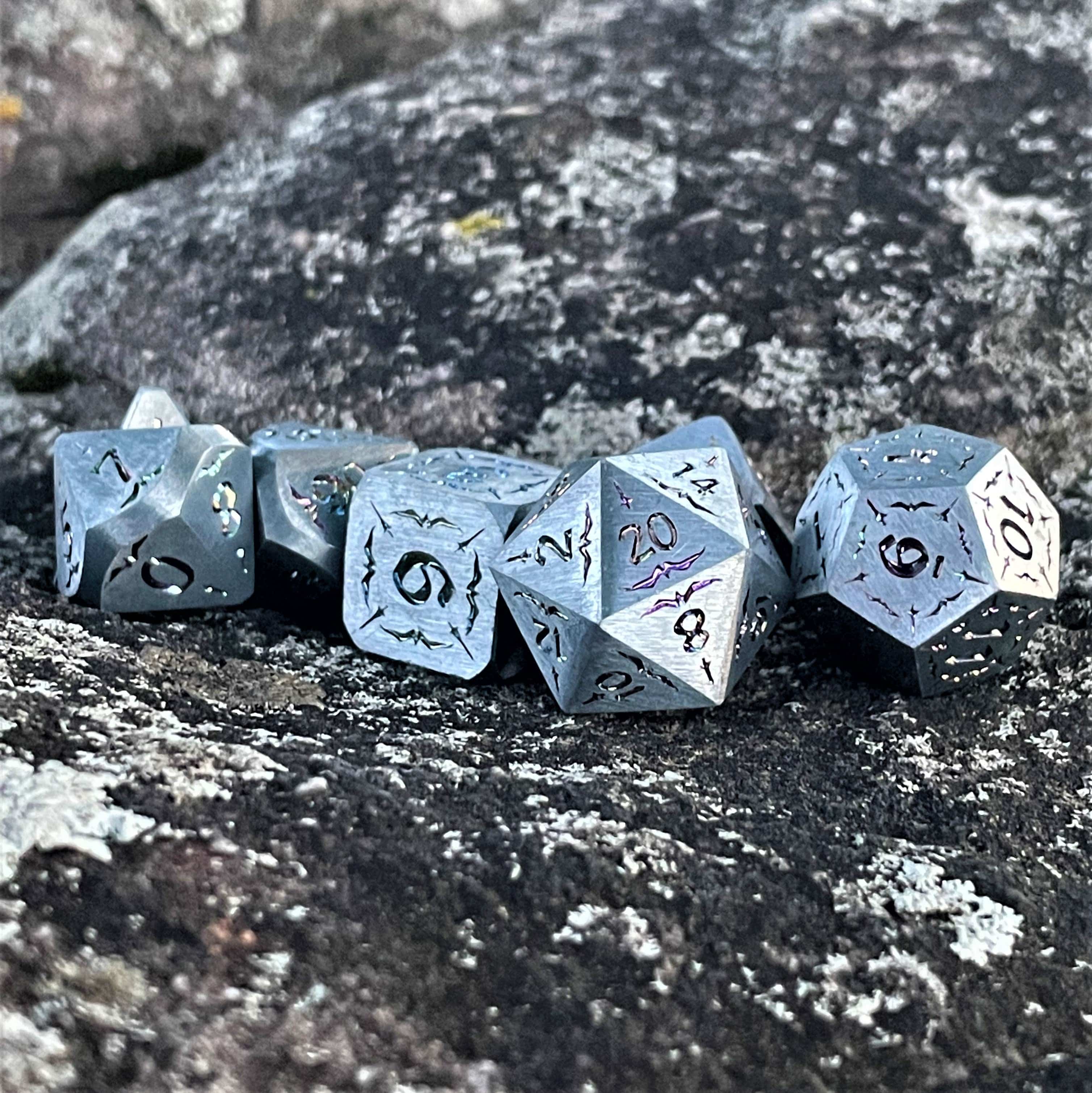 Misty Mountain Gaming Metal Sword of the Holy Knight Metal Dice Set