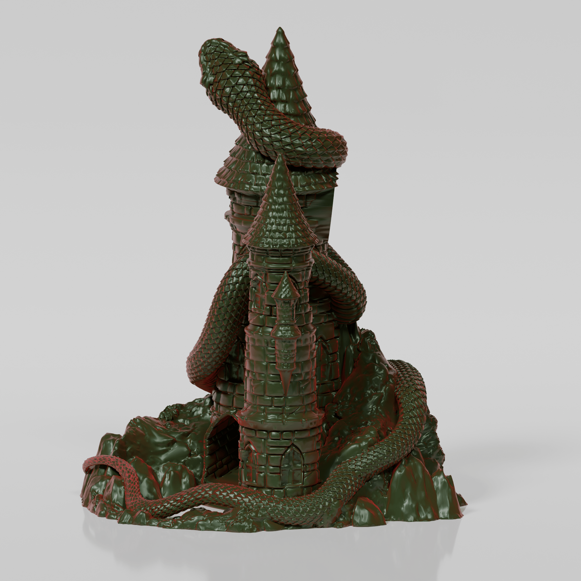 Fabletop The Encoiled Keep – A Tower Bound by Fate