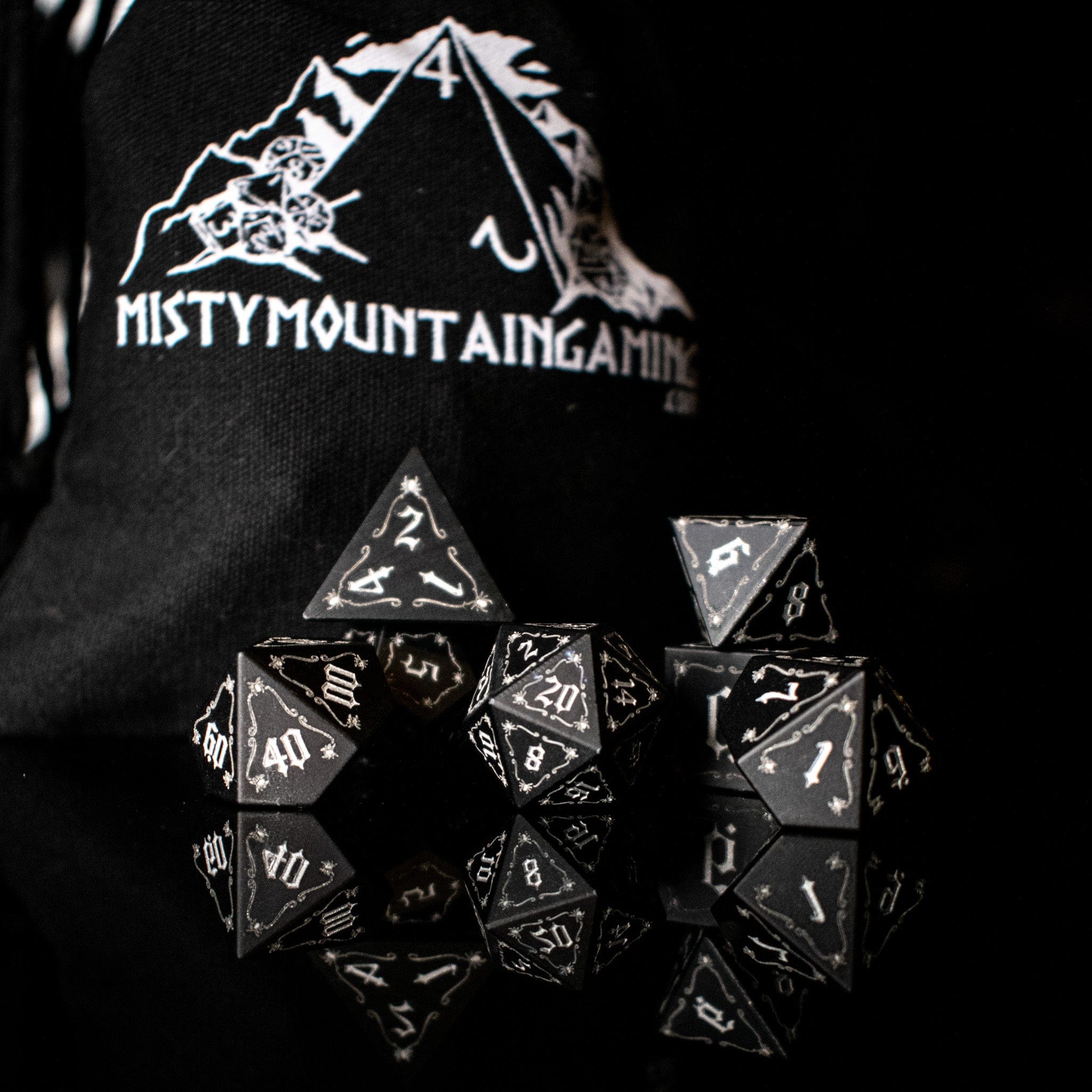 Misty Mountain Gaming Aluminum The Spider Aluminum Metal Dice Set