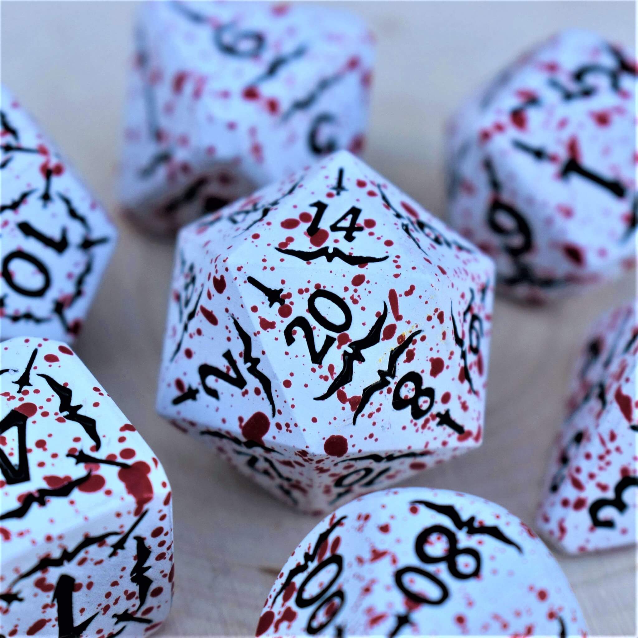 Misty Mountain Gaming Metal The Sword of Vlad Metal Dice Set