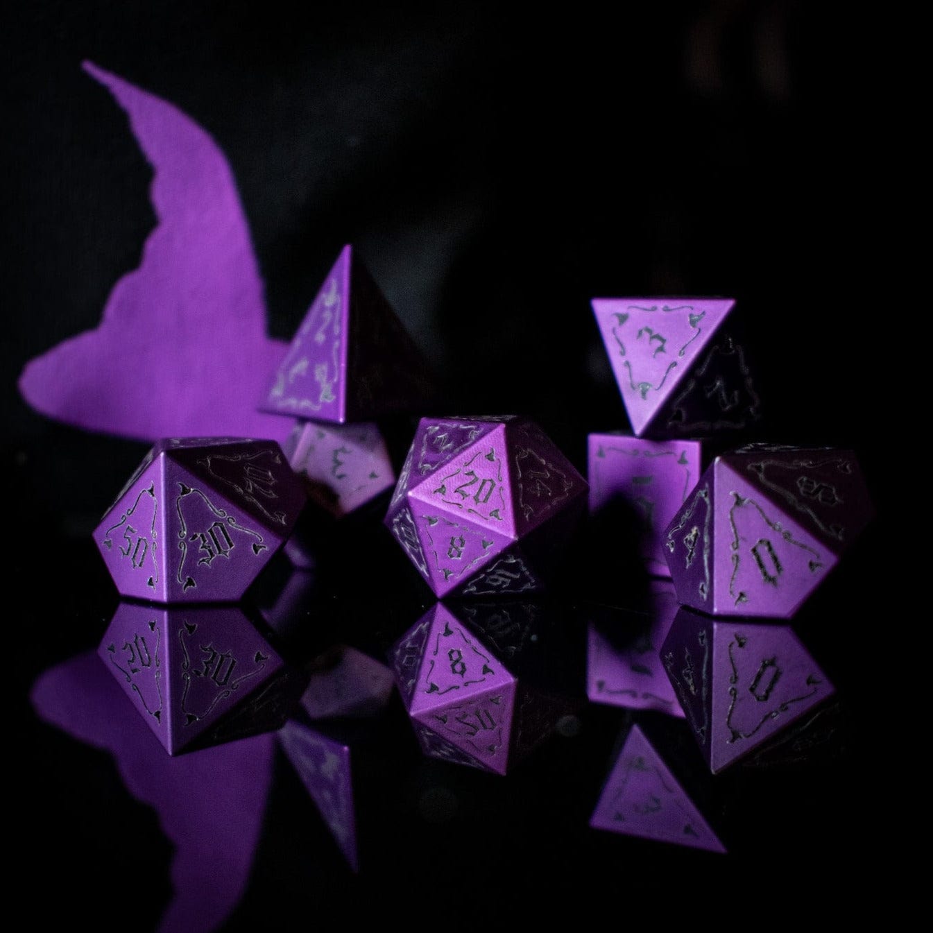 Misty Mountain Gaming Aluminum The Witch Aluminum Metal Dice Set