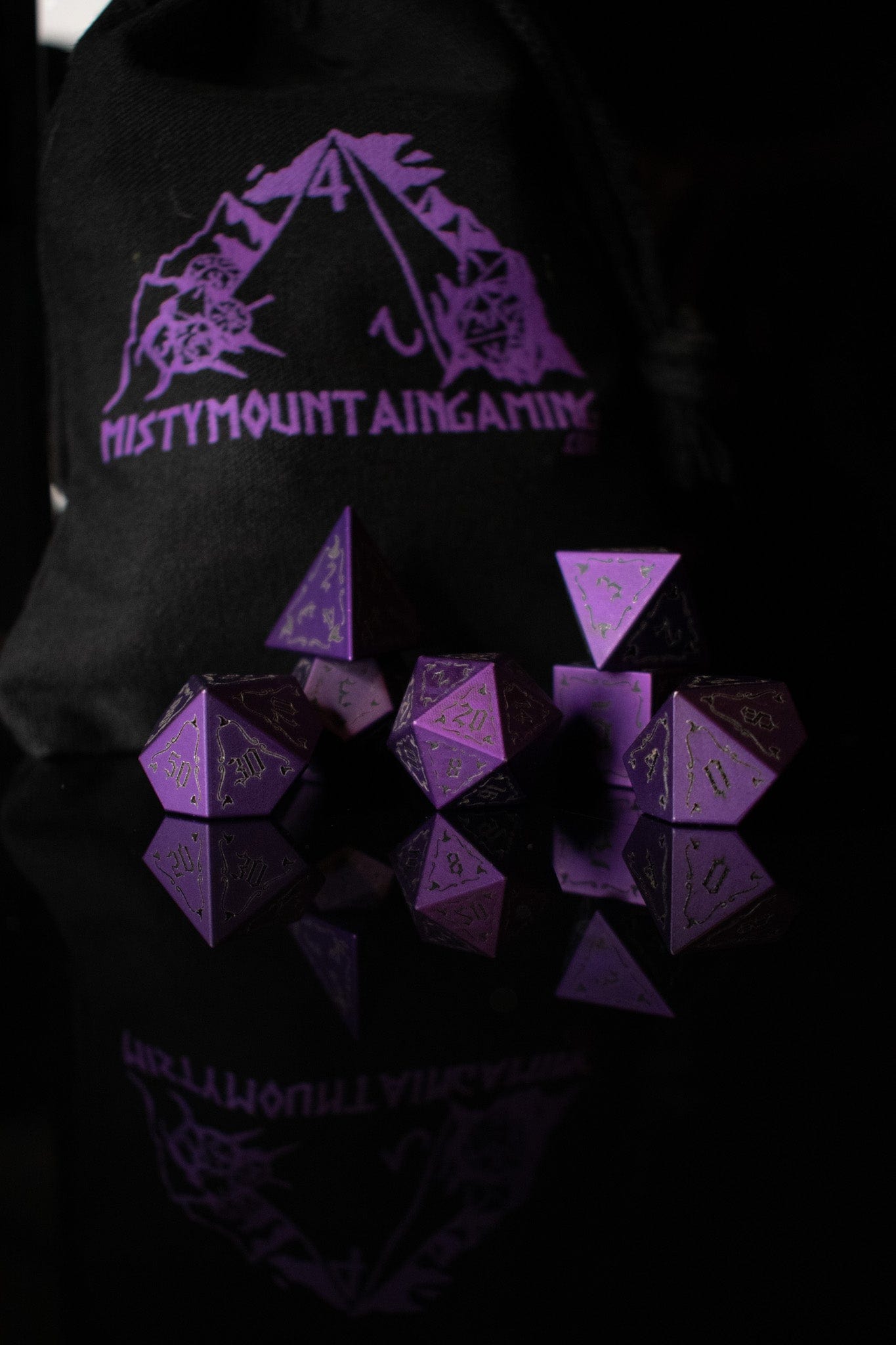 Misty Mountain Gaming Aluminum The Witch Aluminum Metal Dice Set