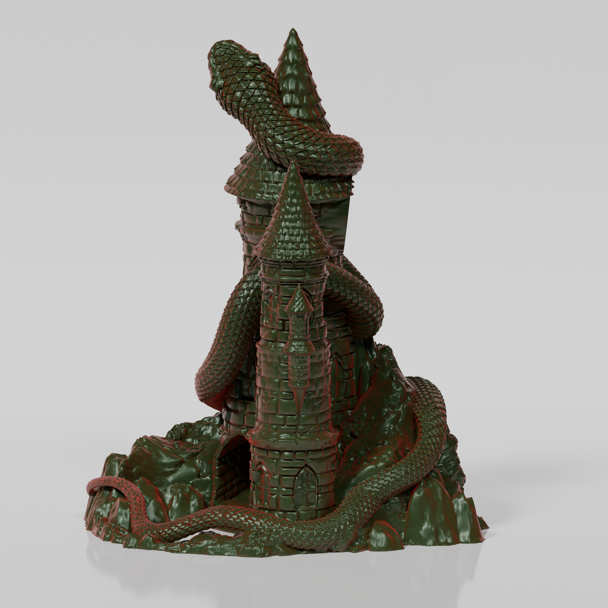 The Encoiled Keep – A Tower Bound by Fate