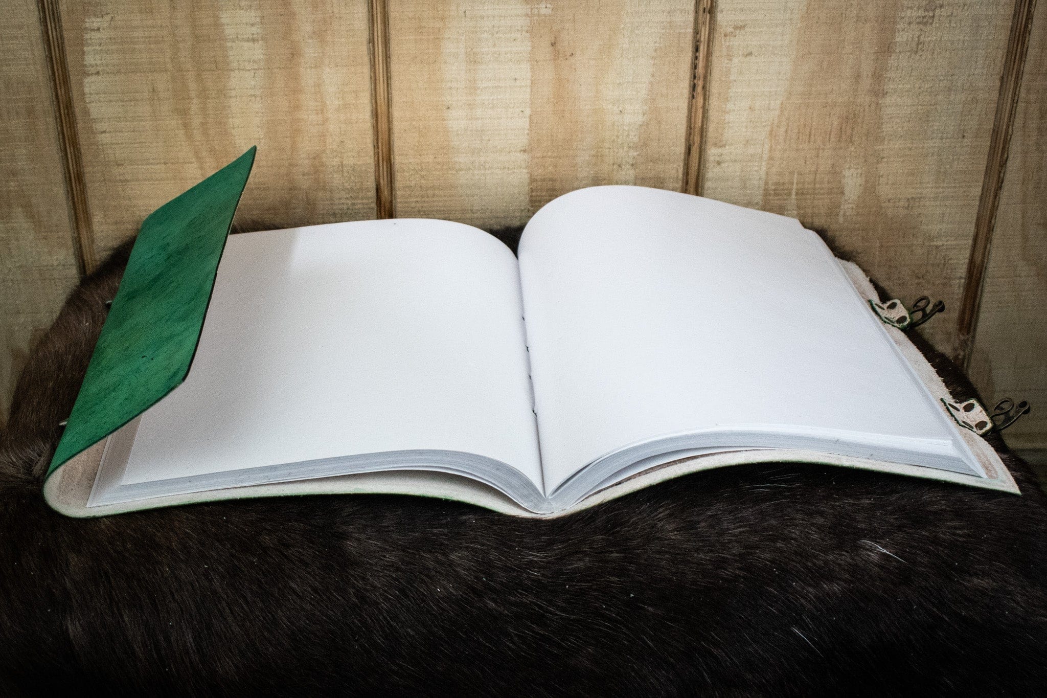 Misty Mountain Gaming Journal "Tree of Life" Green Leather Sketchbook
