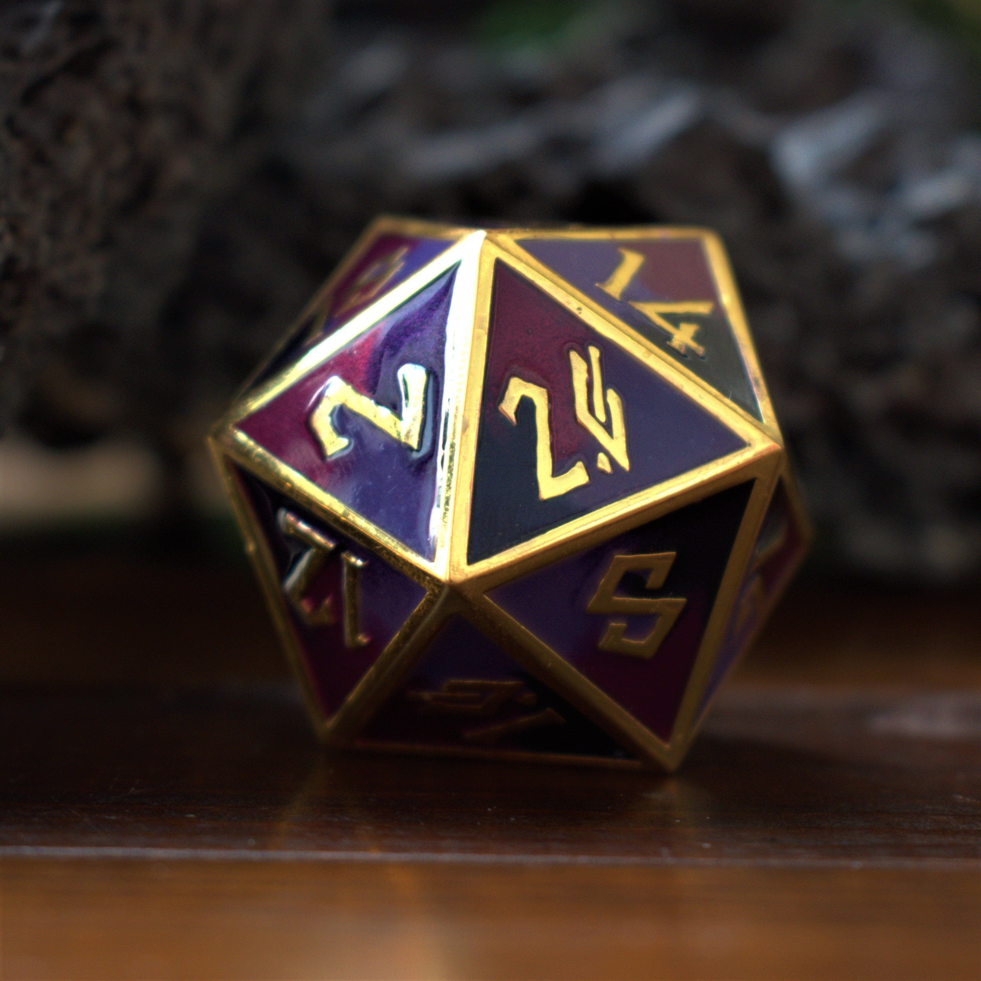 Misty Mountain Gaming Large D20s Vineyard Metal 35mm D20