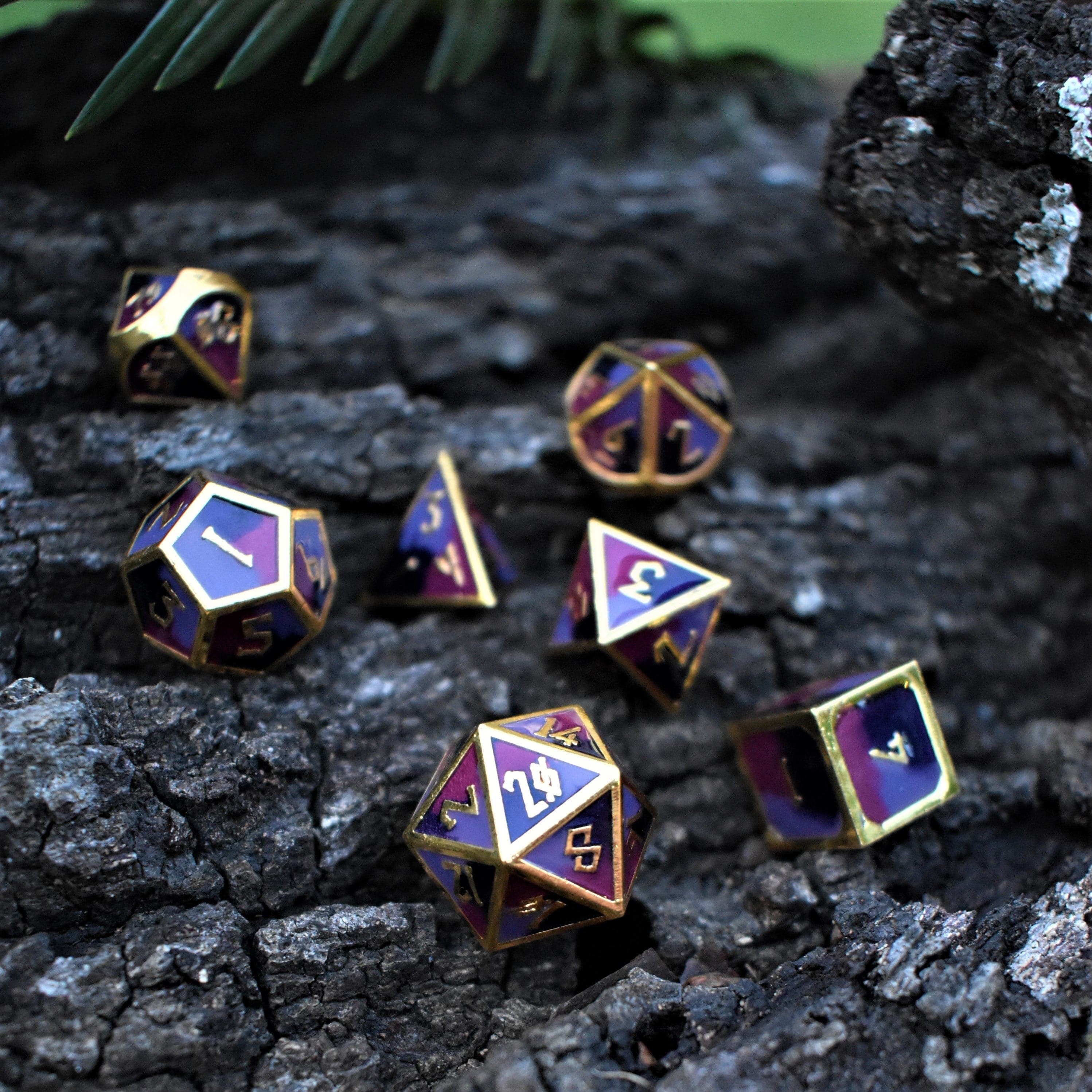 Misty Mountain Gaming Metal Vineyard Metal Dice Set