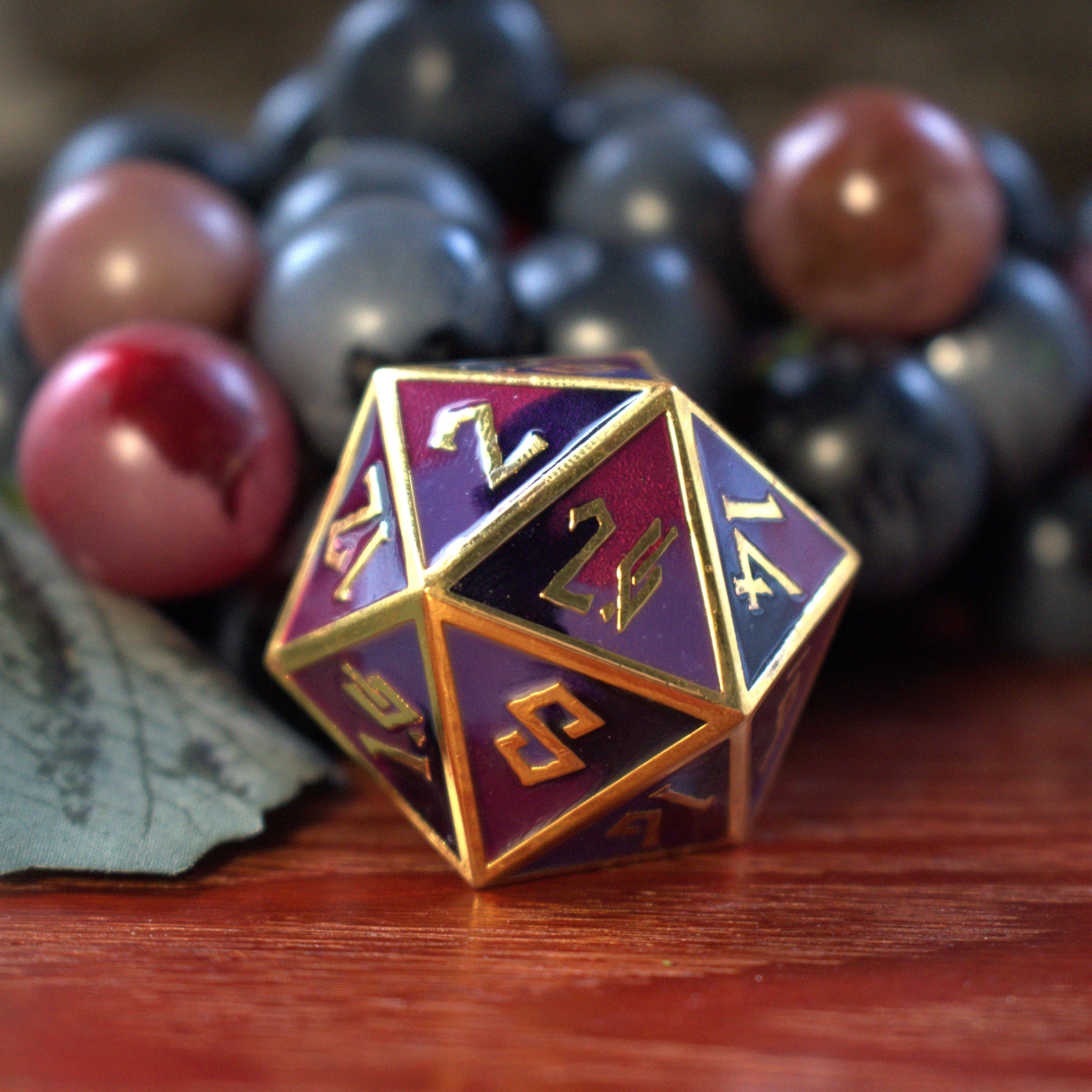 Misty Mountain Gaming Metal Vineyard Metal Dice Set