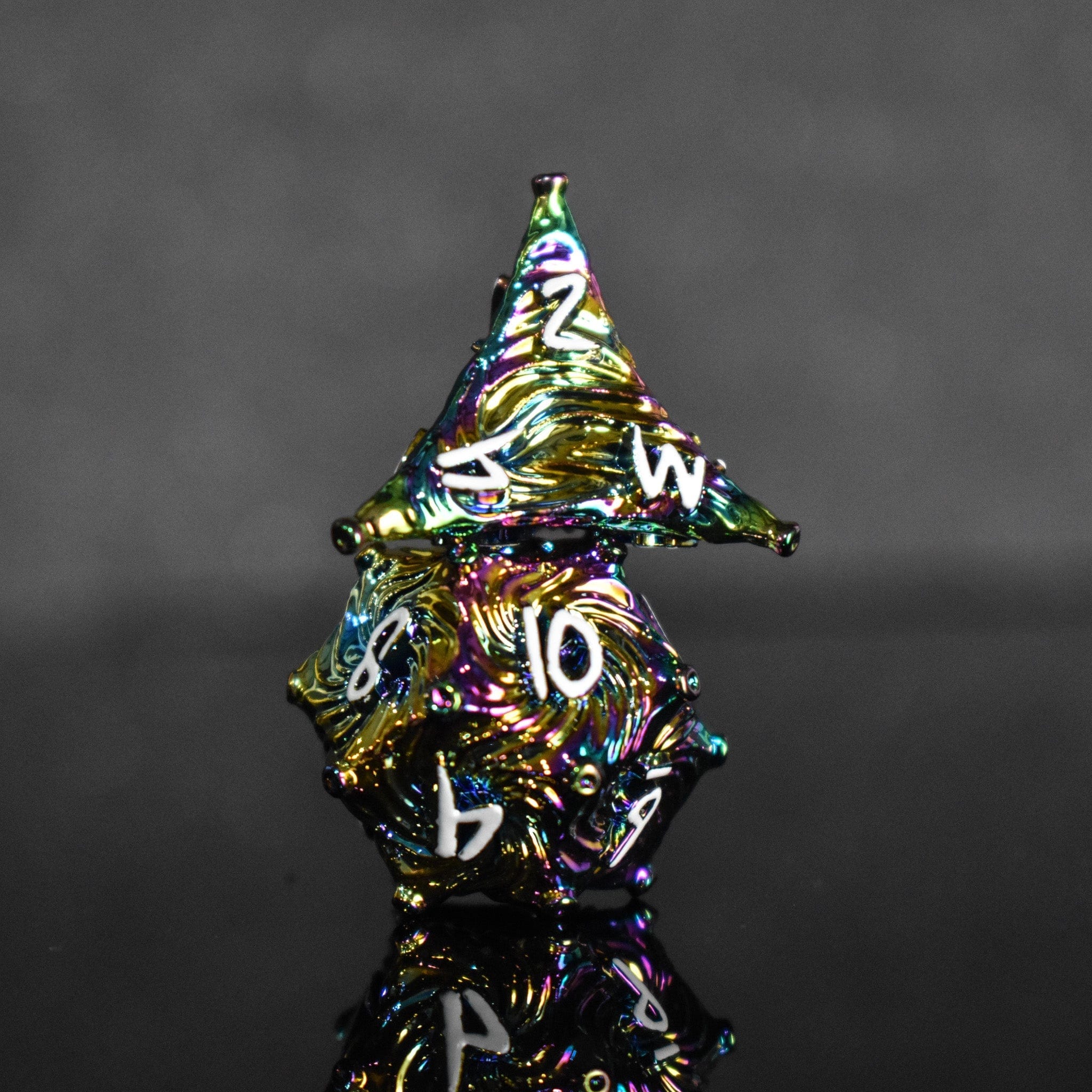 Misty Mountain Gaming Metal Vortex Warp Metal Dice Set - Iridescent