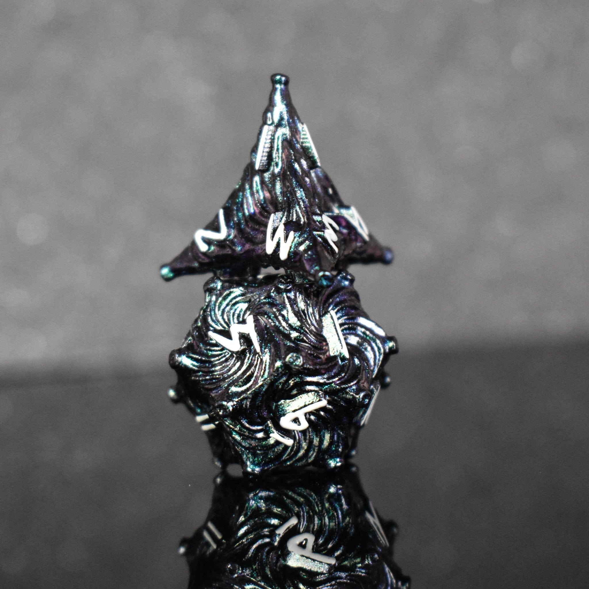 Misty Mountain Gaming Metal Vortex Warp Metal Dice Set - Pearlescent Galaxy