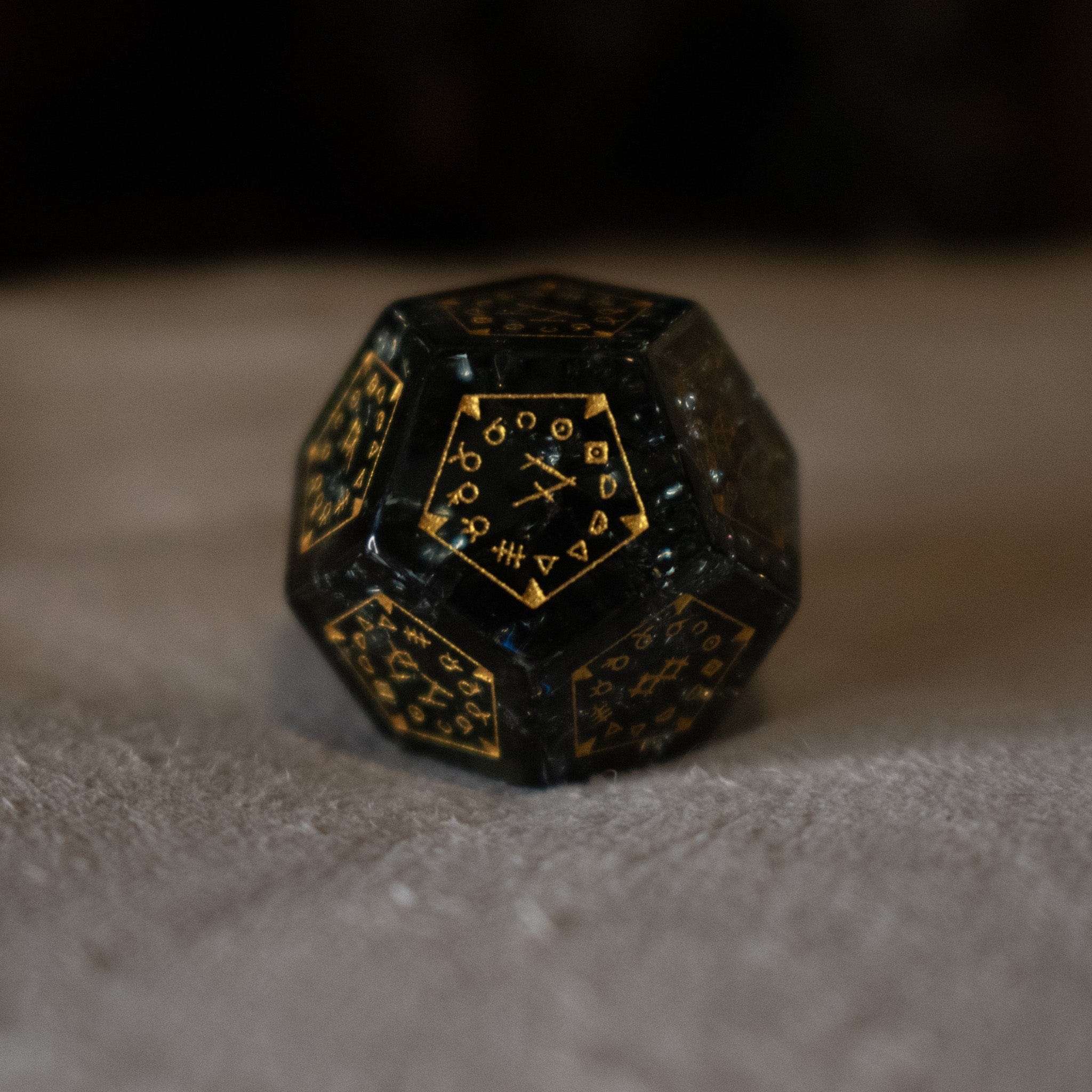 Misty Mountain Gaming Stone/Glass Wendigo Shattered Glass Dice Set