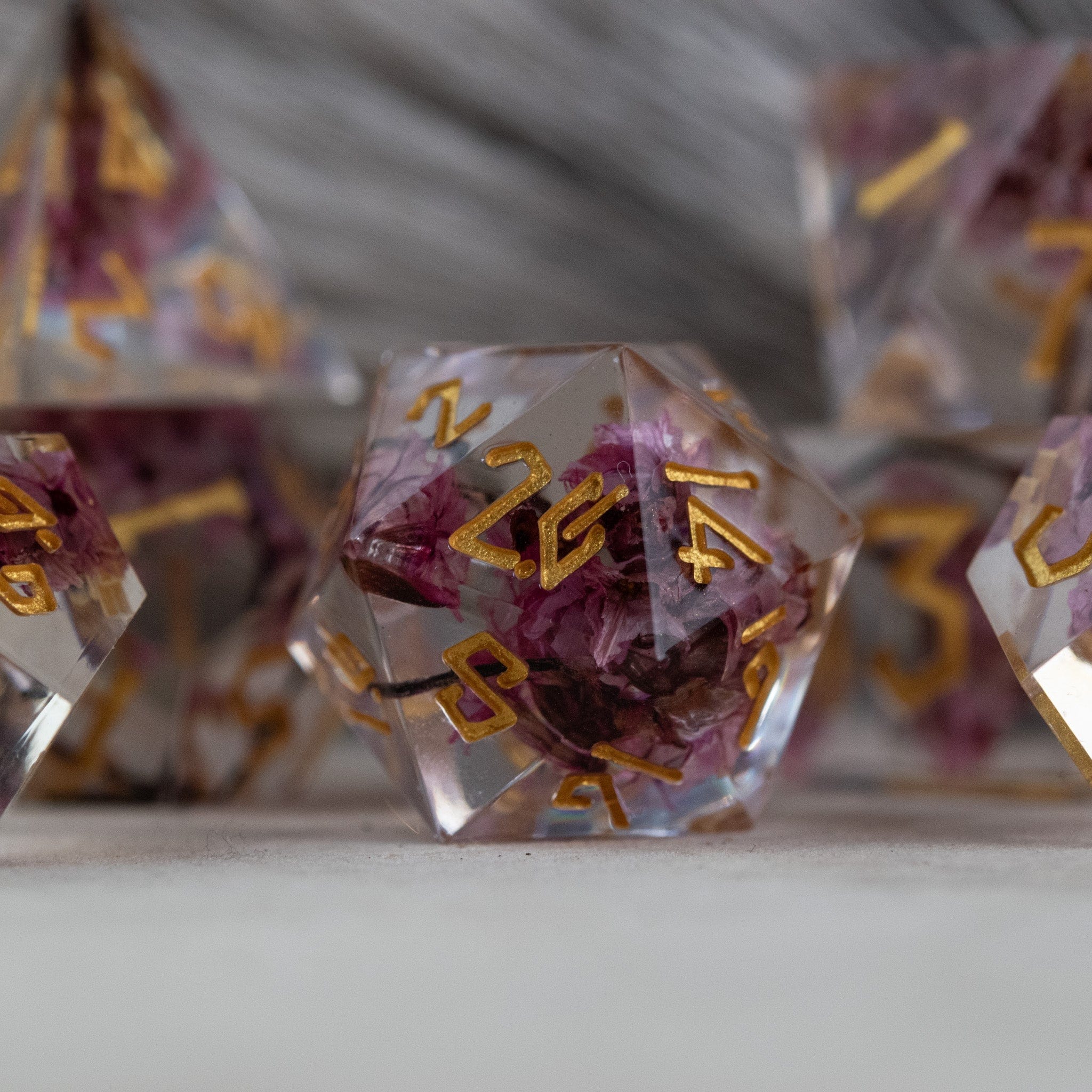 Misty Mountain Gaming Resin Wither and Bloom Sharp-Edged Resin Dice Set