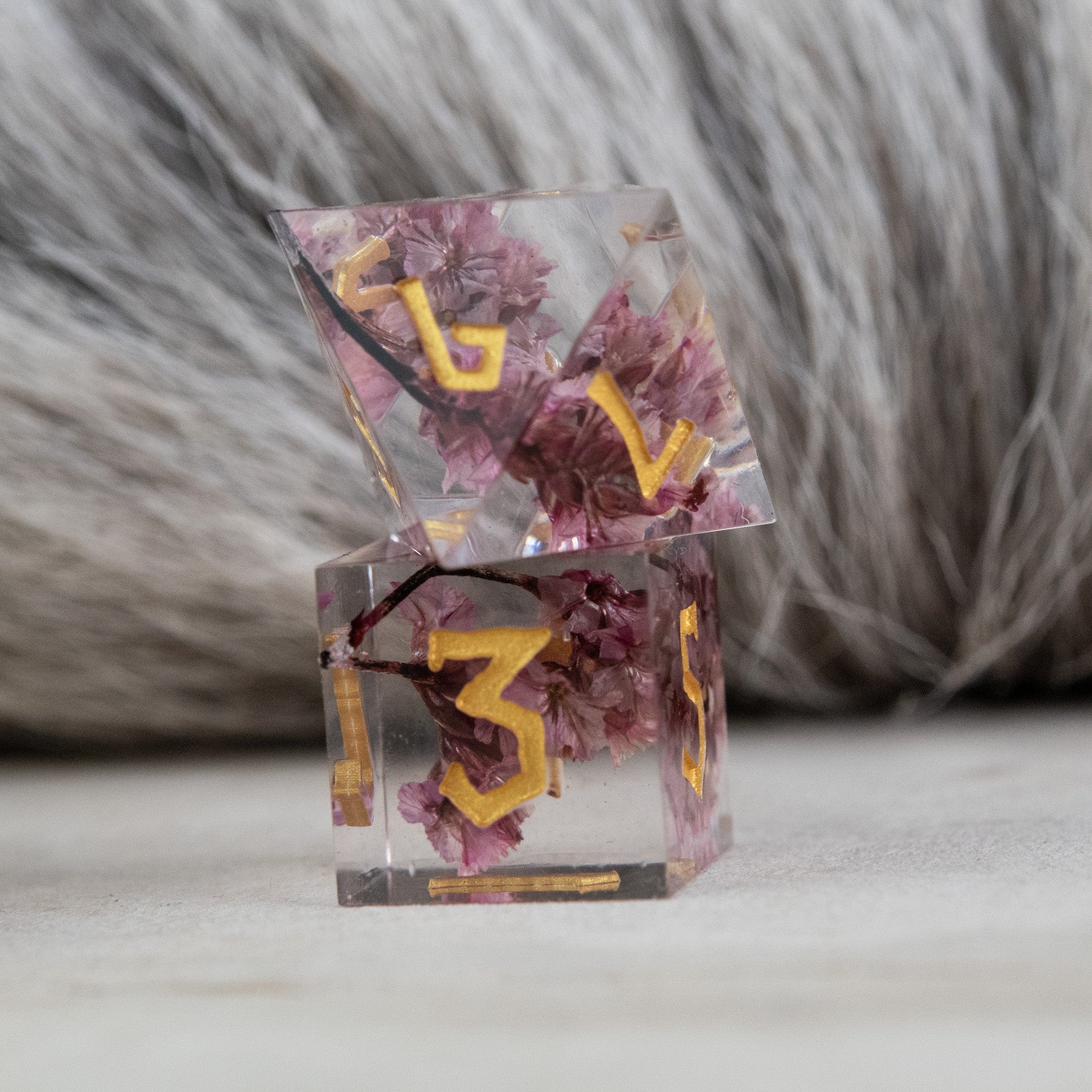 Misty Mountain Gaming Resin Wither and Bloom Sharp-Edged Resin Dice Set